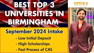 Universities in Birmingham || Birmingham Universities Fee, Scholarships and Initial Deposit