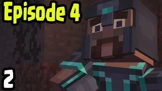 Minecraft: Story Mode - EPISODE 4 - Gameplay Walkthrough Part 2 "A Block and a Hard Place"