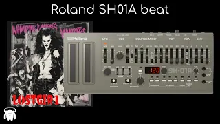 Making a beat with the Roland SH01A.