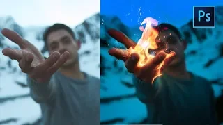 [ Photoshop Manipulation ] FIRE HAND EFFECTS - TUTORIAL