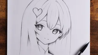 How to Draw Anime Girl | Easy Anime Drawing like Pro