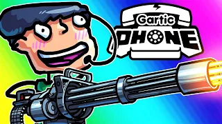 Gartic Phone Funny Moments - Our Censored Black Bars Are Actually Miniguns!!