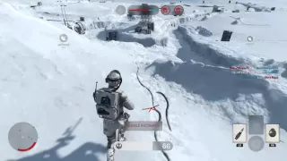 STAR WARS Battlefront Funny Highlights - Handheld AA gun ???