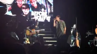 When I Was Your Man - Bruno Mars (Before You Exit cover - Paradise Tour, Montreal - July 10th 2013)