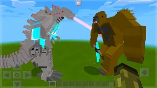 Insane Godzilla Vs Kong Mod in Minecraft PE