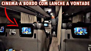 VIAGEM DE ÔNIBUS DOIS ANDARES G8 NO INCRÍVEL CABINE CAMA DA BRASIL SUL - Curitiba a Joinville