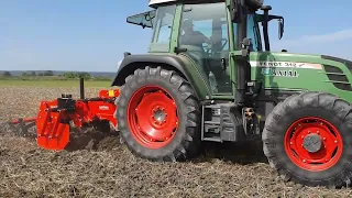 5 késes lazító és Fendt 312 traktor munkája