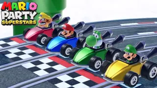 Mario Party Superstars Minigames - Wario vs Mario vs Yoshi vs Luigi (Master Difficulty)