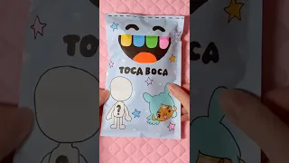 toca boca blind bag 🩵 #diy #blindbag#craft#papercraft#asmr #paperdolls#kpop#tocaboca #tocalifeworld