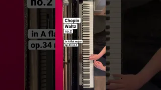 Chopin Waltz No.2 in A flat major, Grande Valse Brillante op.34 no.1 en la bémol majeur piano