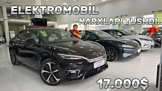 XUSH XABAR ELEKTROMOBIL NARXLARI YANA TUSHDI..AVTO OLAM