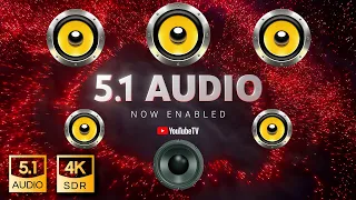 BEST WAY to experience TRUE 5.1 sound on Youtube 🔈🔉🔊 4K Real 5.1 Dolby Digital audio
