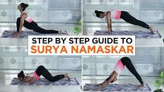 Step by Step Guide to Surya Namaskar for Beginners | Sun Salutation | Fit Tak