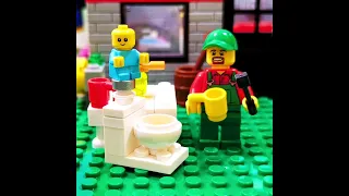 Дед Афанасий vs Skibidi toilet #lego #shorts