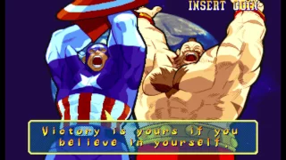 Marvel vs Capcom 1 ( Arcade ) - Zangief / Captain America Playthrough ( Mar 21, 2017 )
