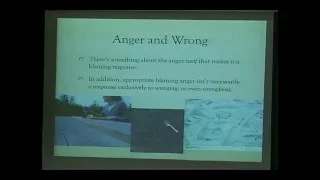 David Shoemaker - "You Oughta' Know: Defending Angry Blame"