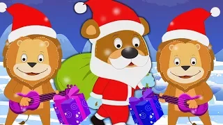 Санта спускается по трубе | рождественская песня | Санта-рифма | Santa Coming Down the Chimney