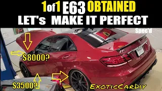 What's all wrong with my new e63?    Project 'make it perfect' begins