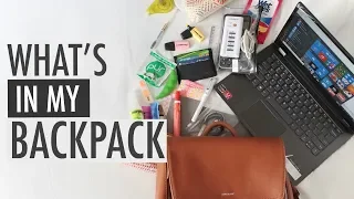 WHAT'S IN MY BACKPACK  | University Supplies + Emergency Kit