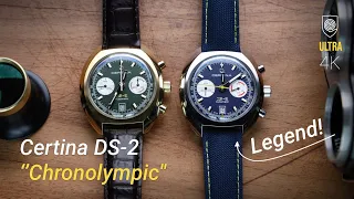 Certina's most famous chronograph was revived! The DS-2 ''Chronolympic''