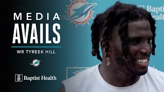 TYREEK HILL MEETS WITH THE MEDIA | 2022 OTAS | MIAMI DOLPHINS