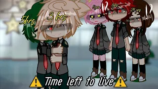 Time left to live || bkdk || gachabnha/mha || au || bkdk angst