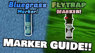 How to get Flytrap Marker and Bluegrass Marker! (Find the Markers Obby Guide)