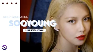 GIRLS' GENERATION (소녀시대) - SOOYOUNG (수영) ( Line Evolution ) (2007 - 2022) #HAPPYSNSD15THANNIVERSARY