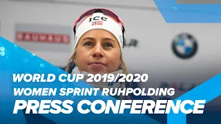 Ruhpolding Women Sprint Press Conference