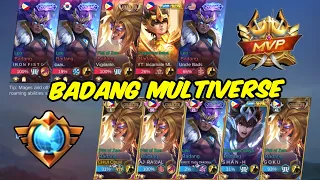 Badang Multiverse of Fists | Keyboard Version MLBB | Badang King of EXP-Lane | TOP Global Badang