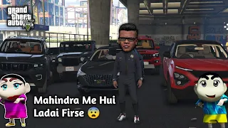 GTA 5: Mahindra se Hue Police Pareshan 😨Shinchan late at school coz of Mahindra 😨❤️Ps Gamester