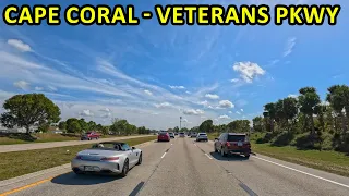 Cape Coral Florida Driving Through - Veterans Pkwy