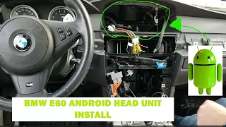 BMW E60 CCC Android Head Unit Installation