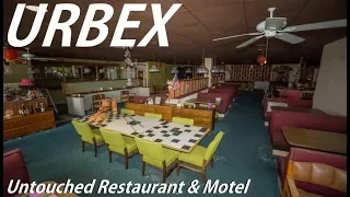 ABANDONED Untouched Restaurant & Motel With EVERYTHING Still Inside !