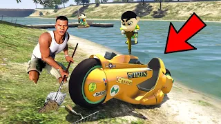 GTA 5: FRANKLIN AND SHINCHAN Found SECRET BURIED "RARE BIKES" in GTA 5! (GTA 5 mods)