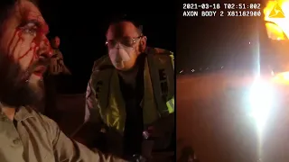 Deputy Rescued From Burning Car Just Before It Explodes