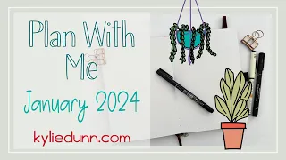 January 2024 Bullet Journal Setup - Plan with Me