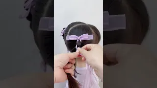 Cascading Weaved Elastics, Little Girl Hairstyle/Ep3