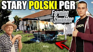 Stary POLSKI PGR! 😍 Nowa Fajna POLSKA Mapa? 😁 Farming Simulator 22 | Testuję Mapę Róg