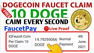 Highest Paying Faucet Site 2022|Best Dogecoin Faucet 2022|Earn Doge Without Investment