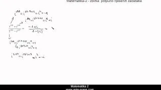 vj.br.6. Kompleskni brojevi - potpuno riješeni zadaci - Matematika 2 - instrukcije po zbirci