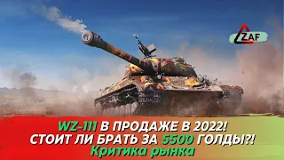 WZ-111 - Брать за 5500 золота в 2022!? Критика рынка, Tanks Blitz | ZAF