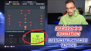 FIFA 22 THE MOST OVERPOWERED FORMATION 4-3-3 CUSTOM TUTORIAL TACTICS & INSTRUCTIONS HOW TO PLAY 433