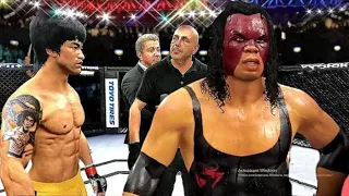 Bruce Lee vs. Disgasting Man - EA sports UFC 4 - CPU vs CPU epic