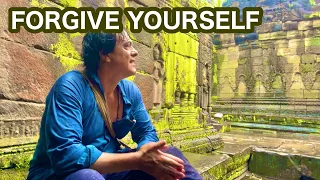 Forgive Yourself!  Preah Kahn Temple Cambodia Travel, Digital nomad Minimalist backpacking