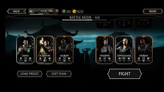 Autoplay Battle mode MORTAL KOMBAT MOBILE