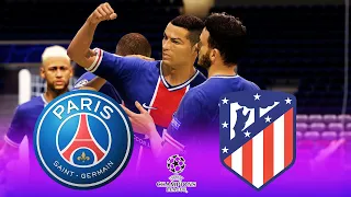 FIFA 21 - PSG vs Atletico Madrid Feat. Cristiano Ronaldo | UEFA Champions League | Gameplay