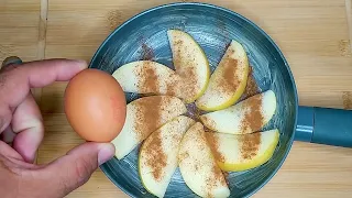 Frying Pan Apple Pie GLUTEN FREE! 1 apple and 1 egg melts in your mouth