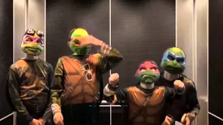 Ninja Turtles  Elevator scene parody 2015