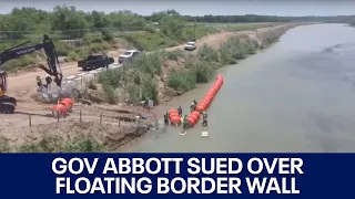 President Biden sues Abbott over Texas floating border wall | FOX 7 Austin